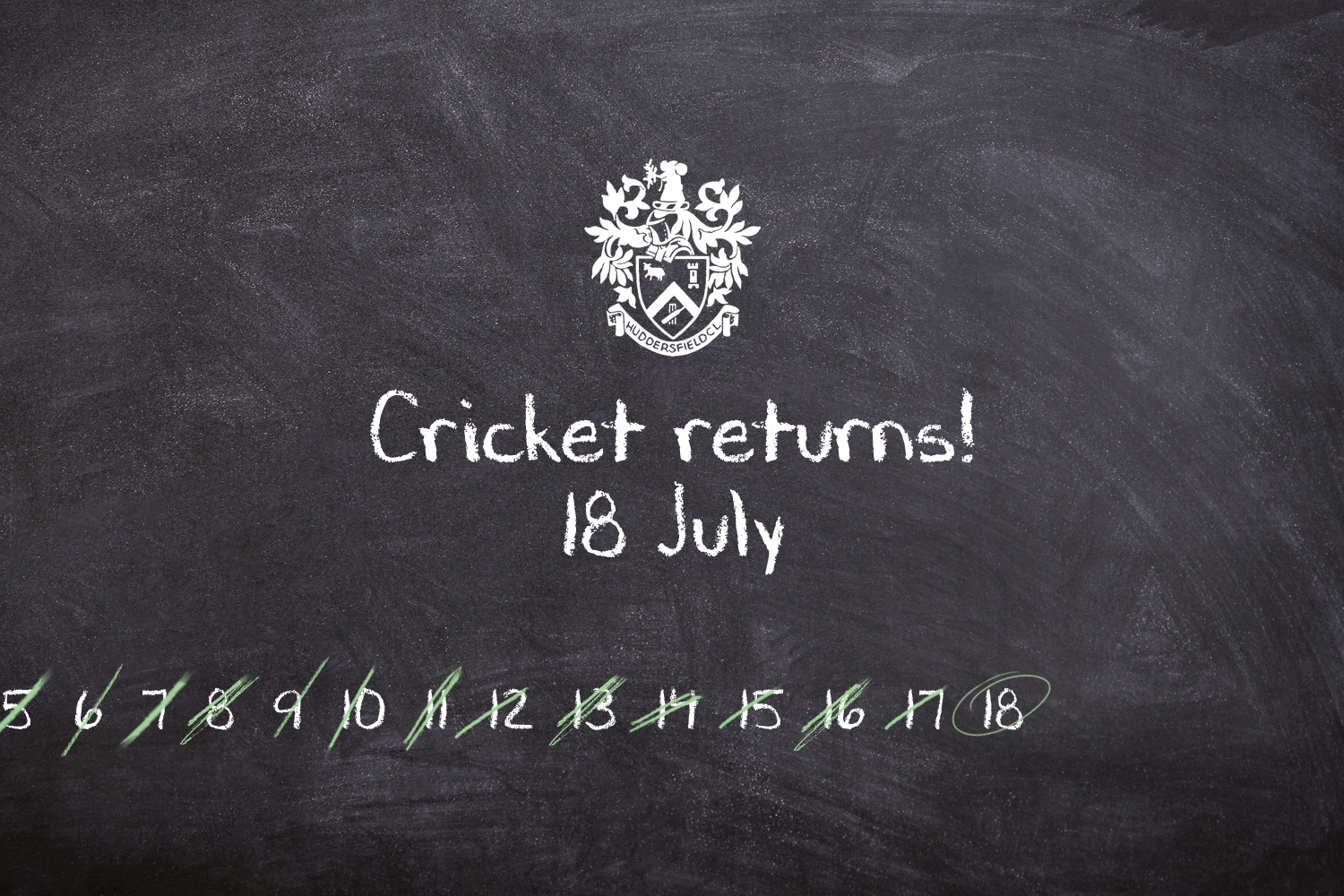 Cricket Is Back: July 18th