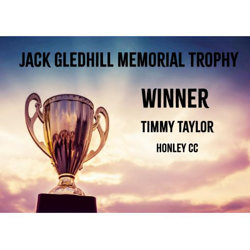 Timmy Taylor Reclaims the Jack Gledhill Memorial Trophy
