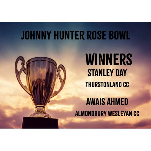 Johnny Hunter Rose Bowl 2025 Winners