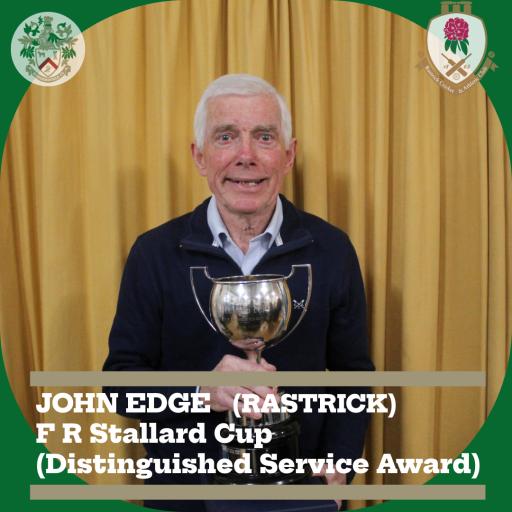 JOHN EDGE AWARDED THE FR STALLARD CUP