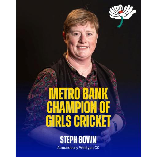 METRO BANK CHAMPION OF GIRLS CRICKET