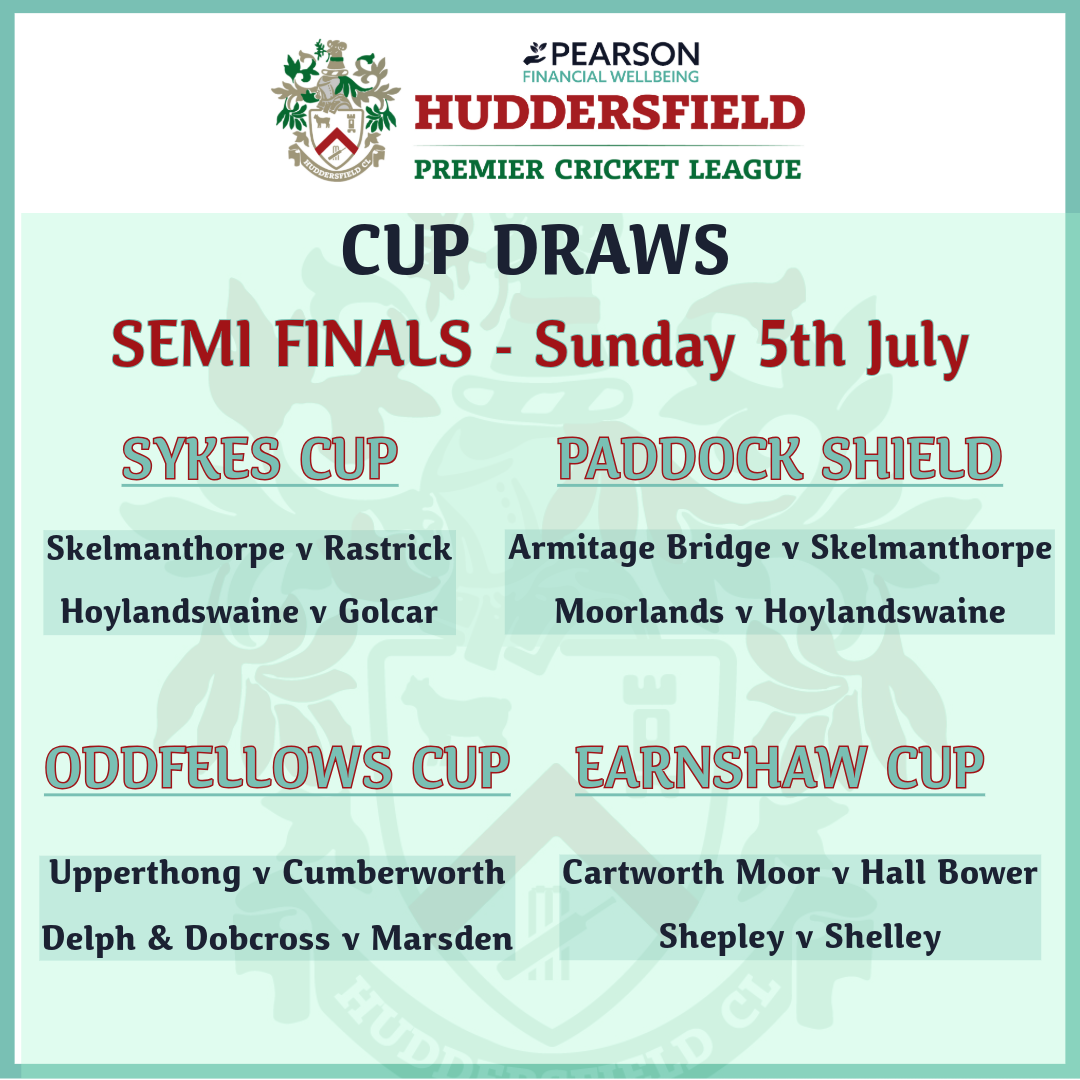 Semi Final time - Sunday 5th July 2026