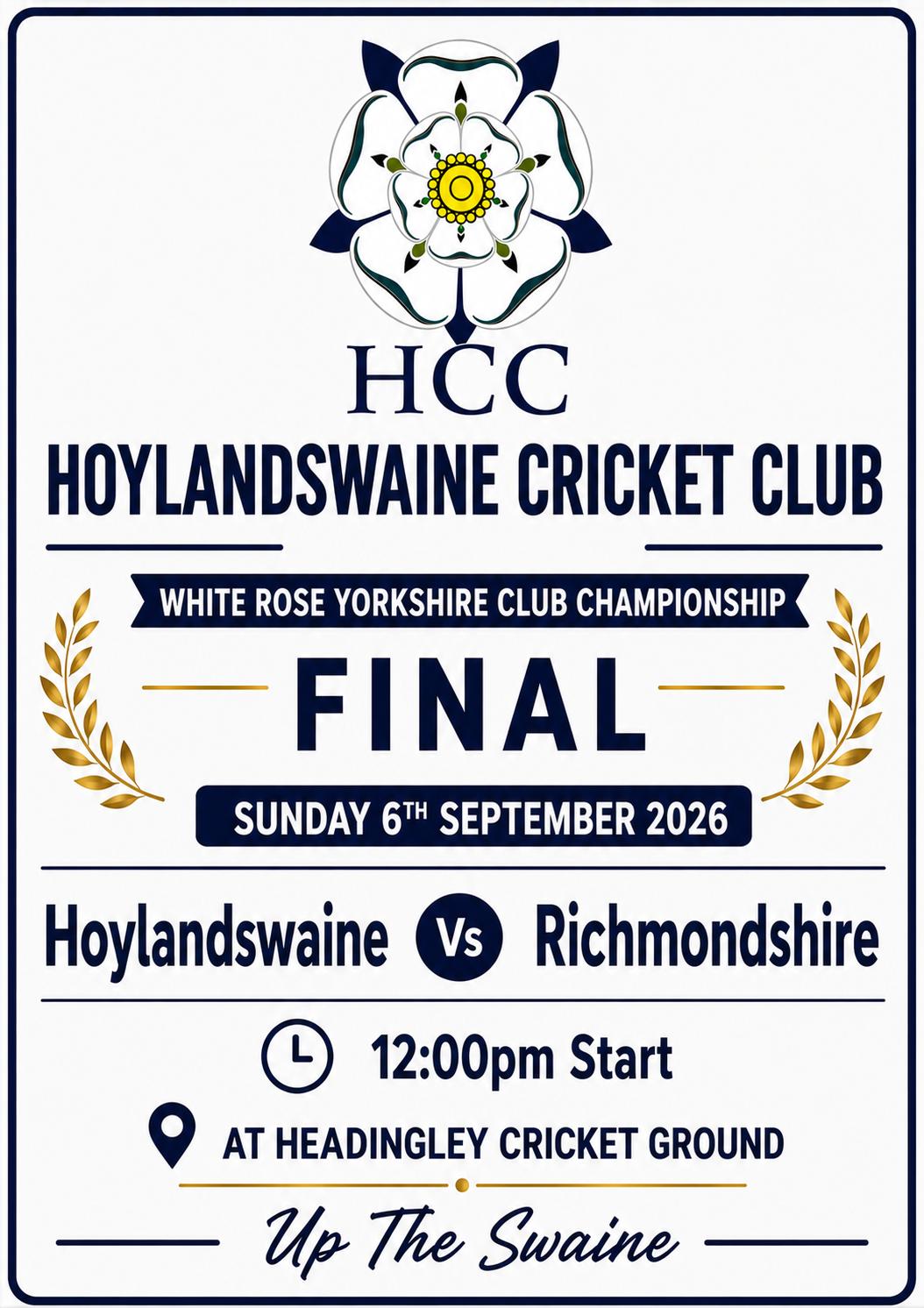 SWAYNE STORM INTO HEADINGLEY FINAL